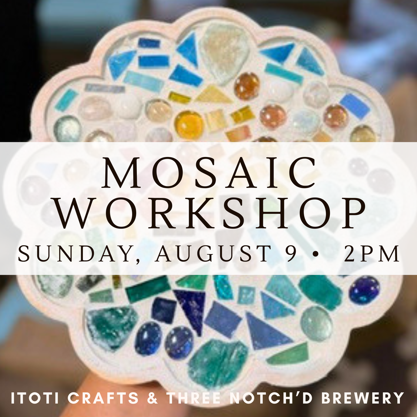Apothecary Mosaic Tray Workshop