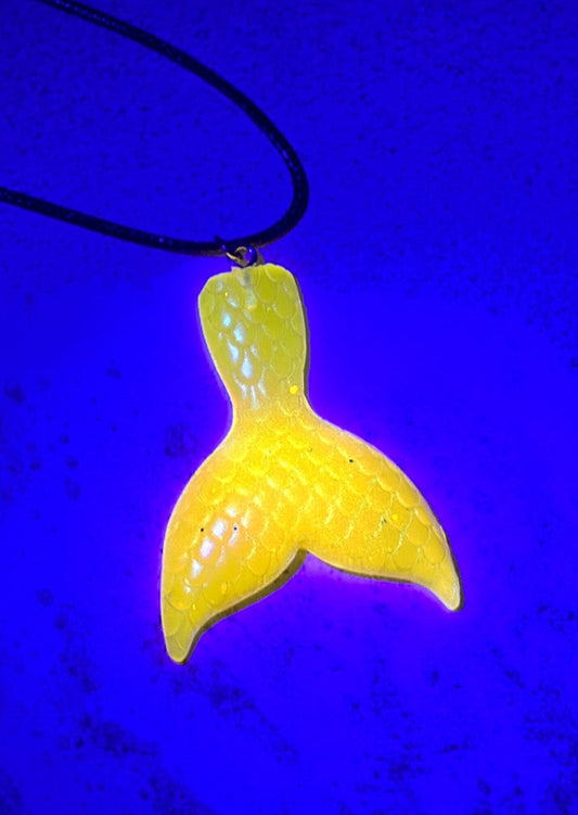 Buttercup Mermaid Tail Necklace