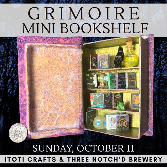 Grimoire Mini Bookshelf Workshop