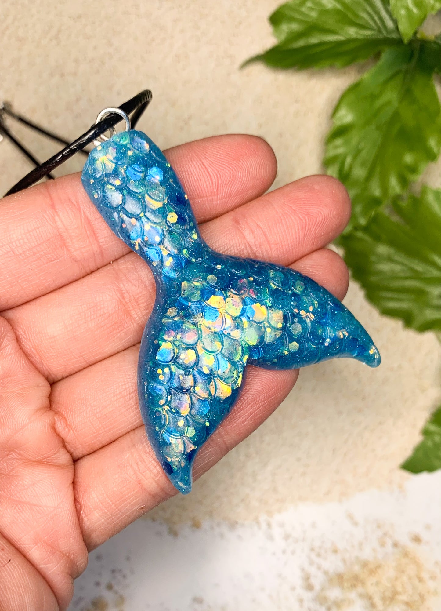 Ocean Breeze Mermaid Tail Necklace