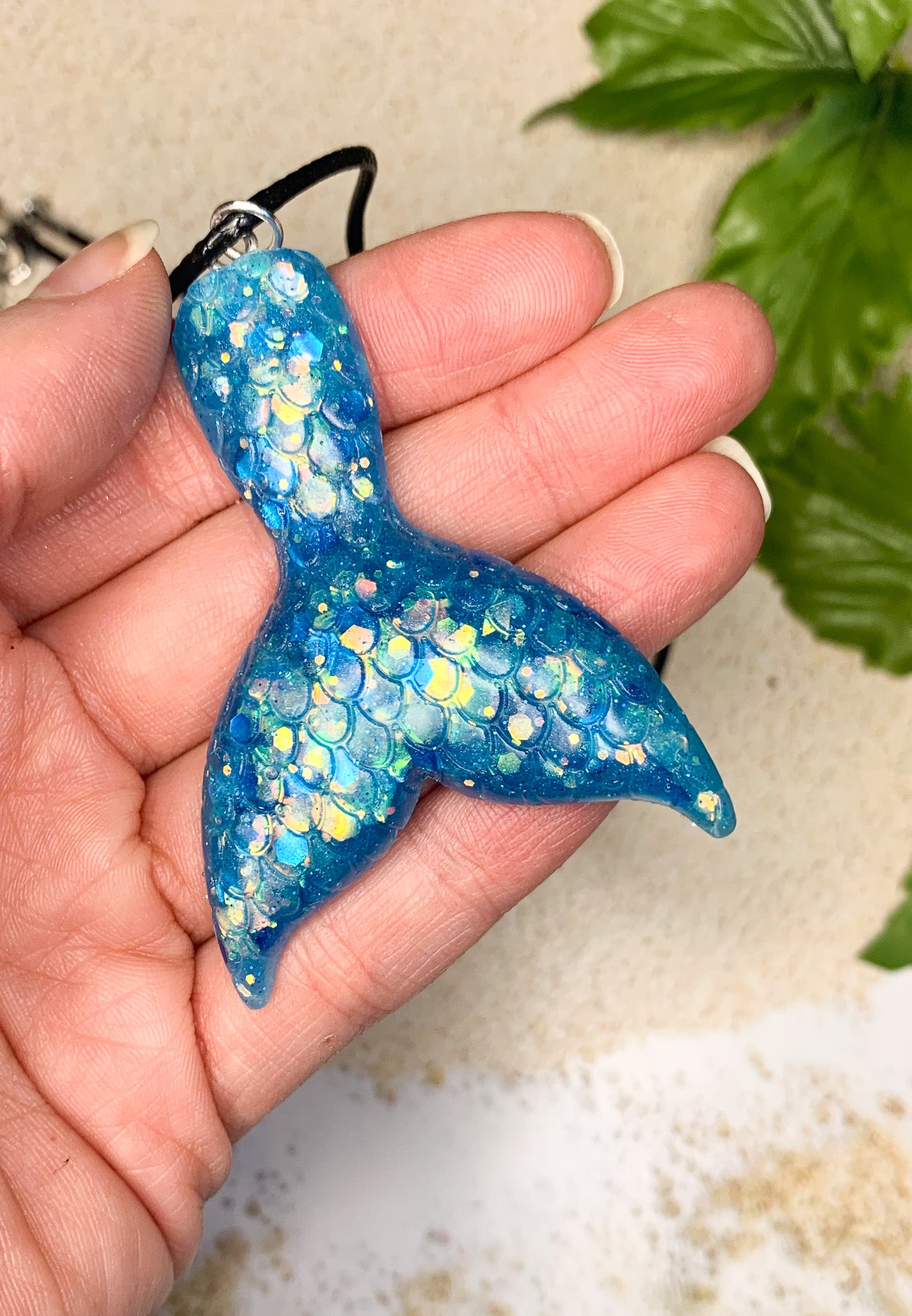 Ocean Breeze Mermaid Tail Necklace