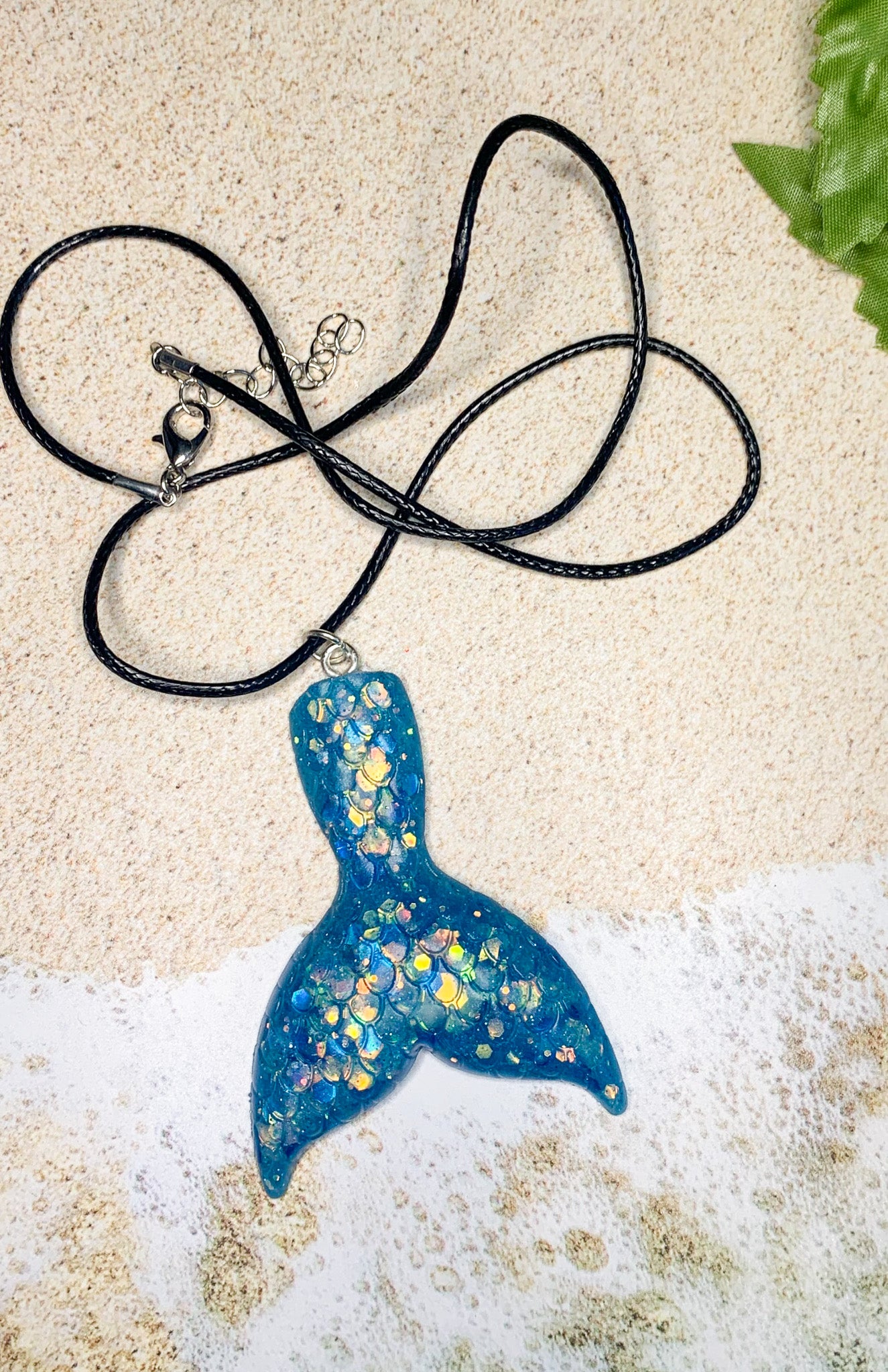 Ocean Breeze Mermaid Tail Necklace