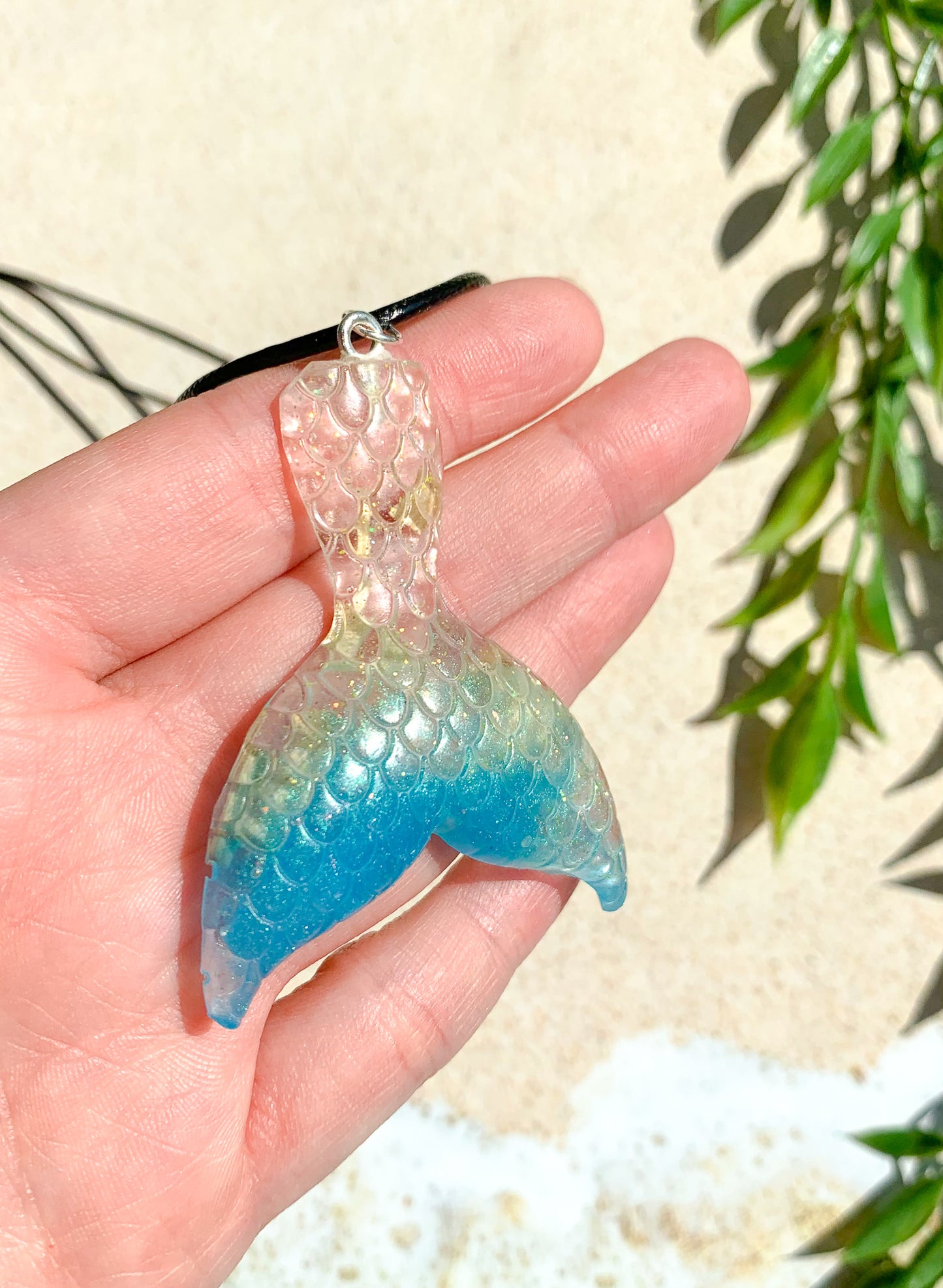 Driftwood Mermaid Tail Necklace