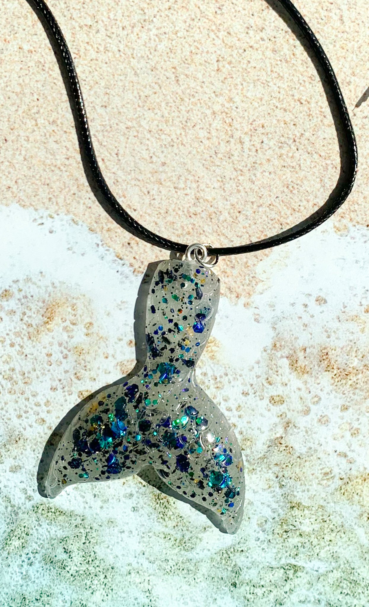 Glowing Kelp Magic Mermaid Tail Necklace