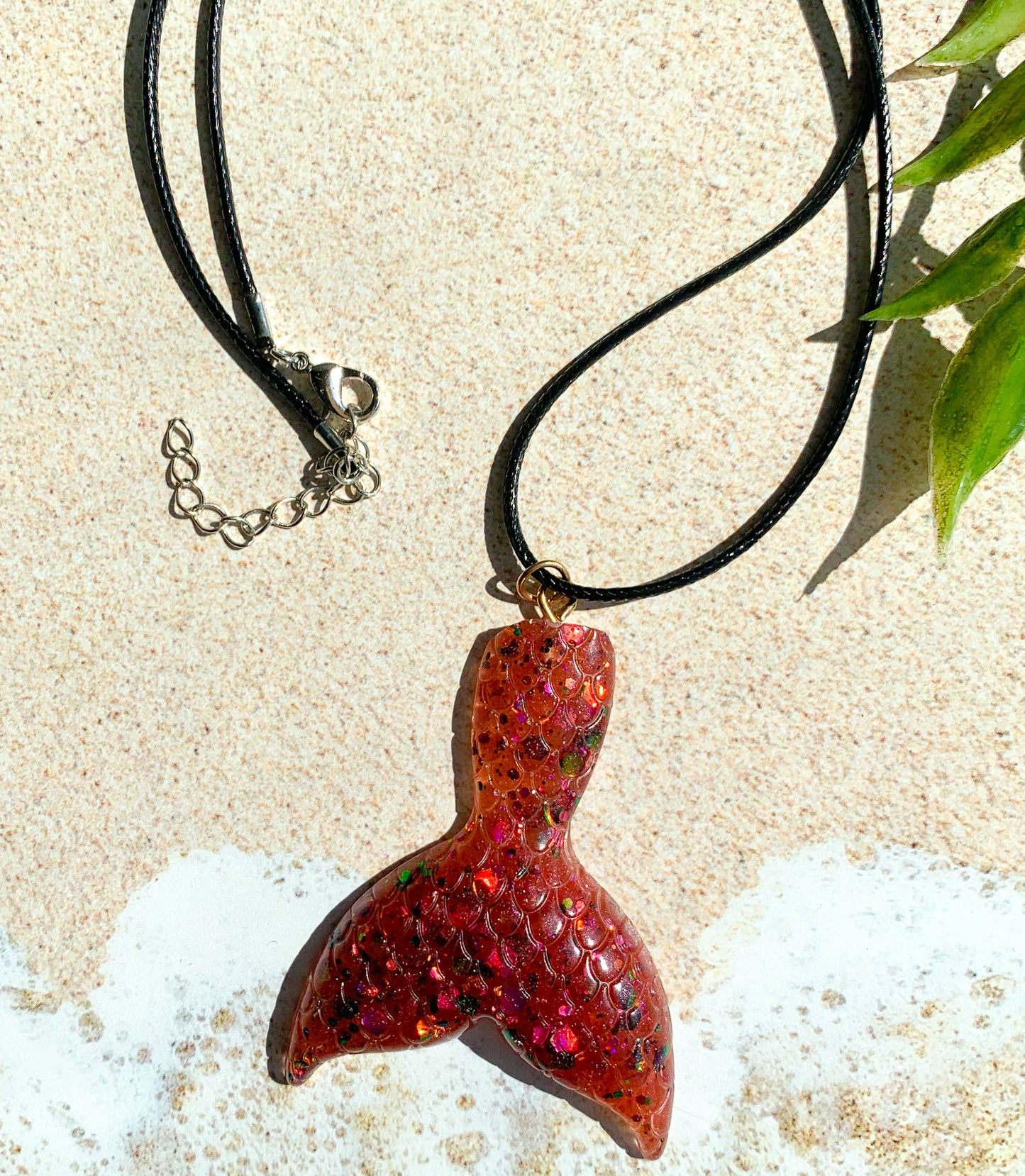 Berry Jam Mermaid Tail Necklace