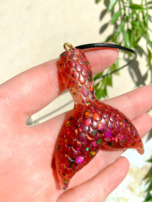 Berry Jam Mermaid Tail Necklace