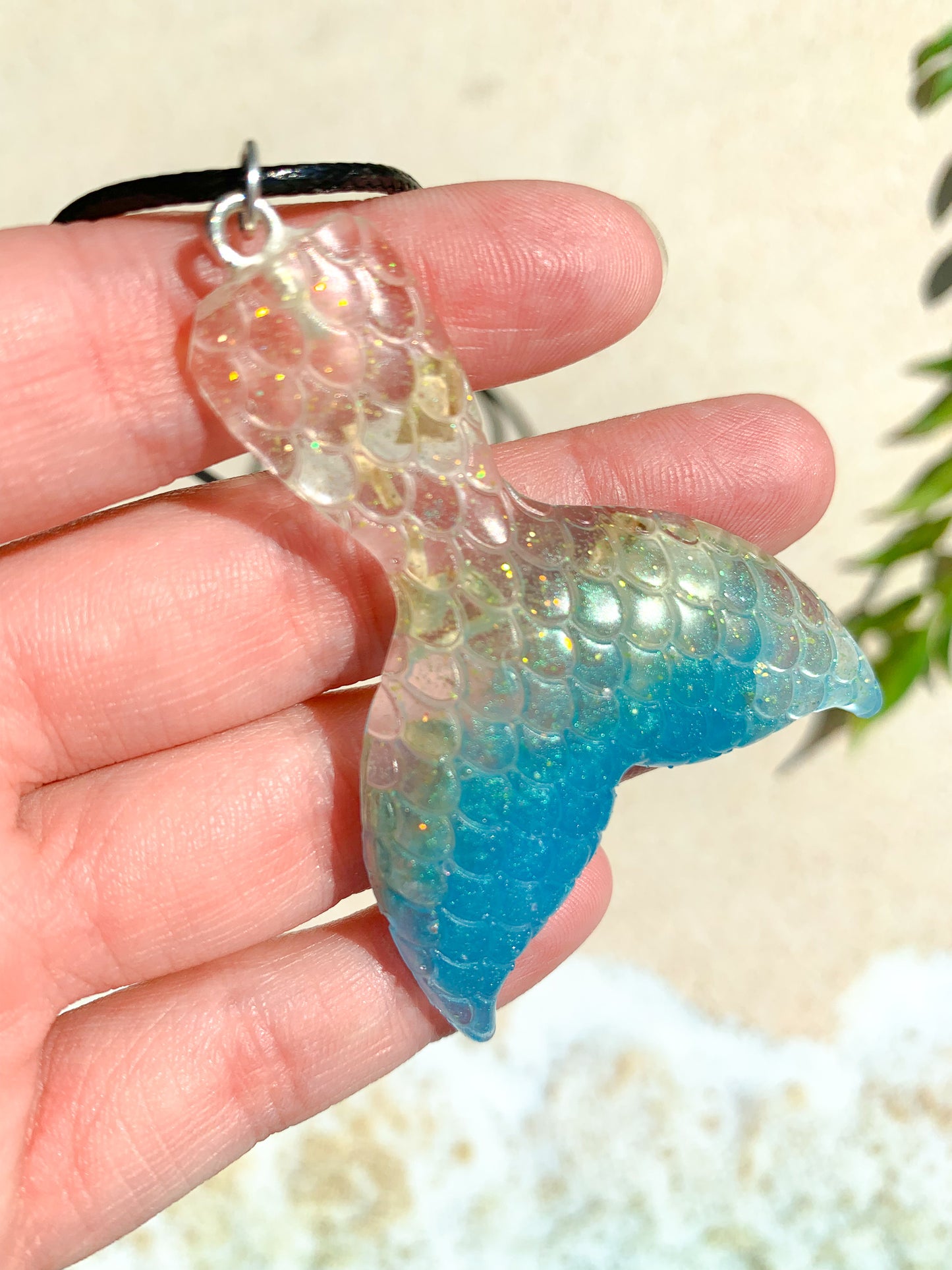 Driftwood Mermaid Tail Necklace