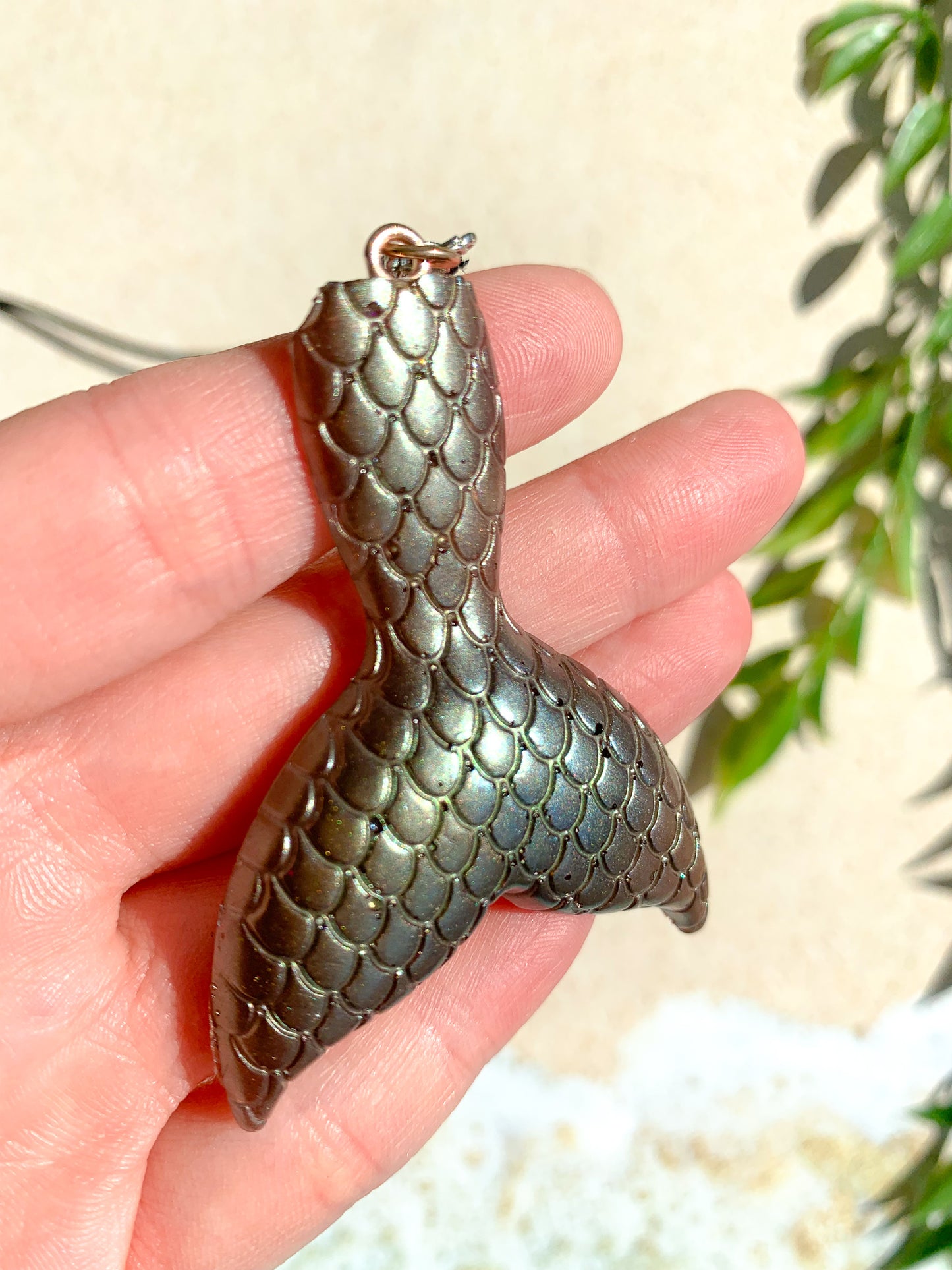 Armored Mermaid Tail Necklace