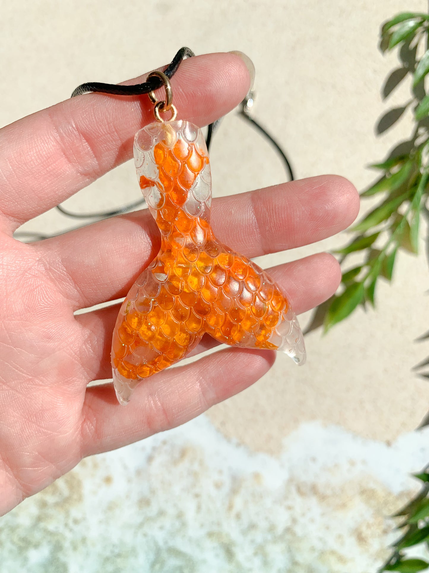 Marigold Mermaid Tail Necklace