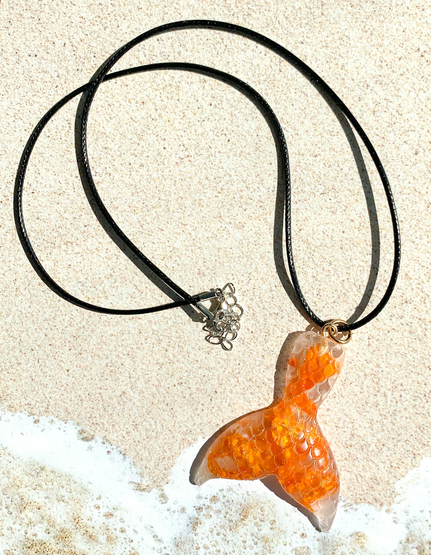 Marigold Mermaid Tail Necklace