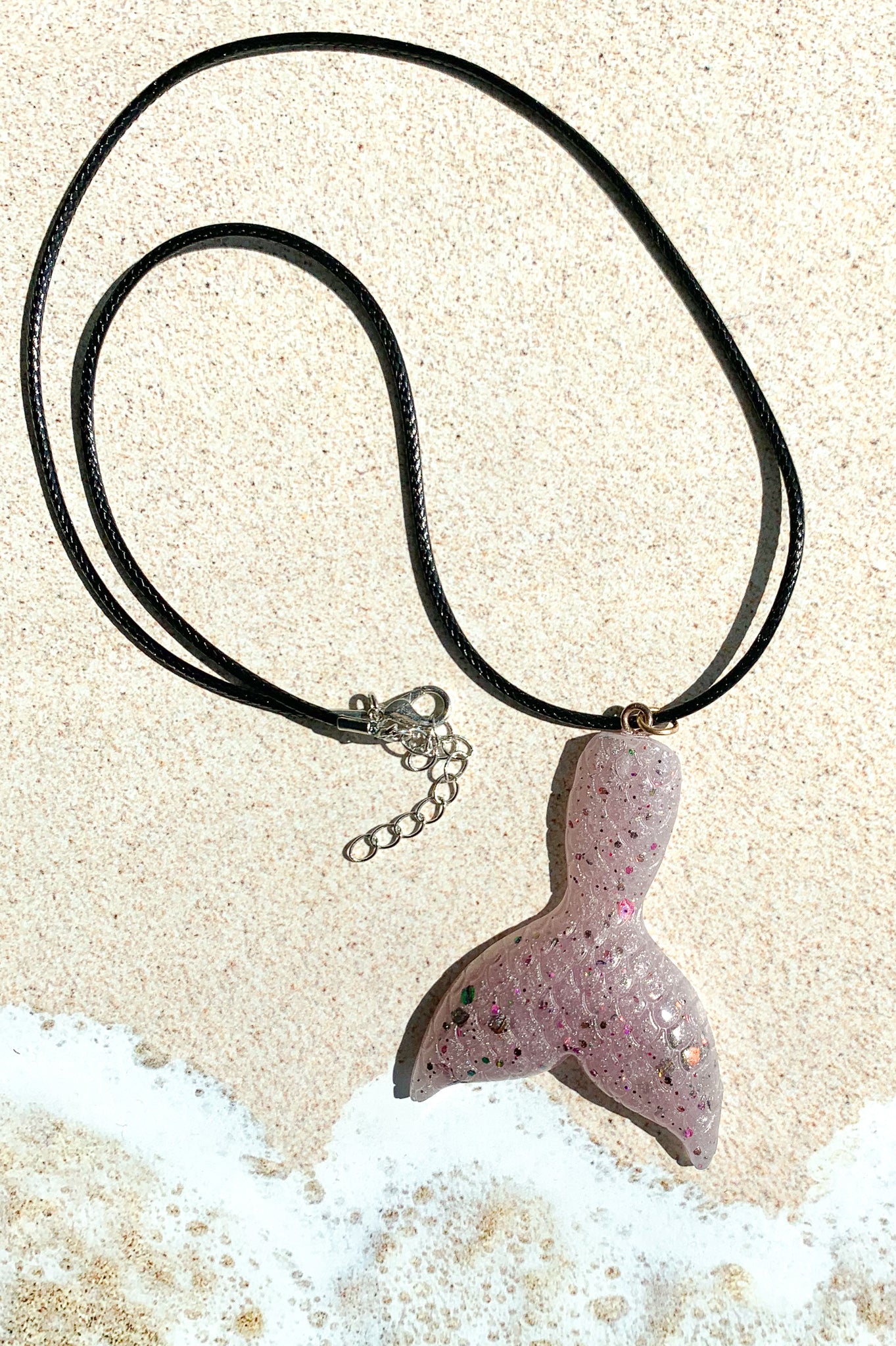 Color Changing Morning Sky Mermaid Tail Necklace