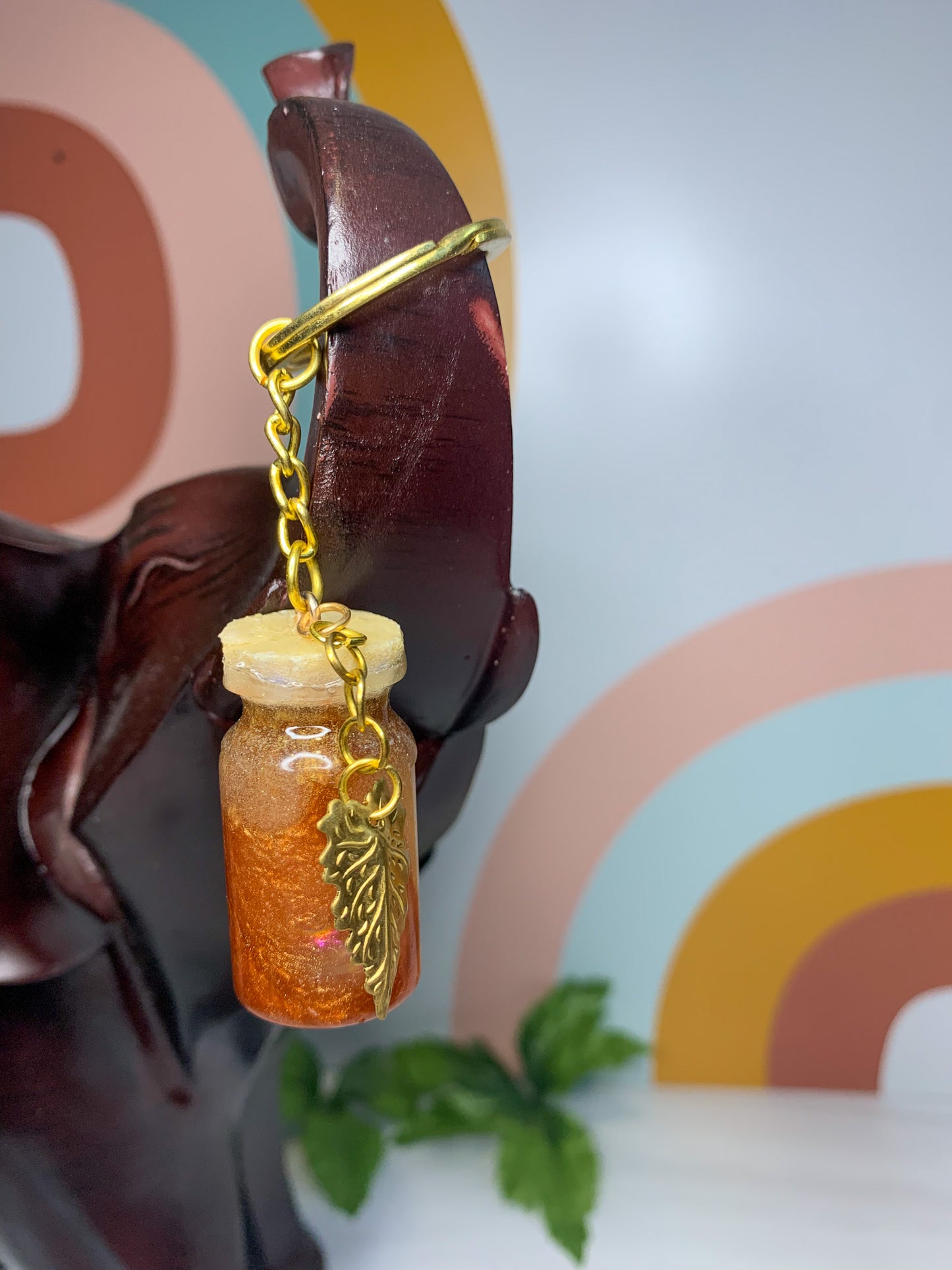 Fall-o Me Potion Bottle Keychain