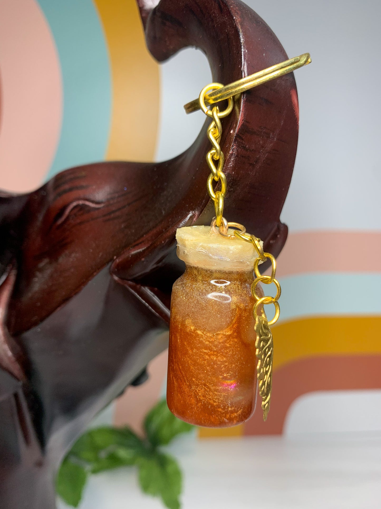 Fall-o Me Potion Bottle Keychain