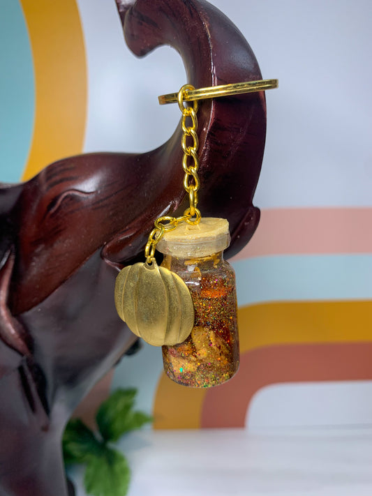 PumQueen Potion Bottle Keychain