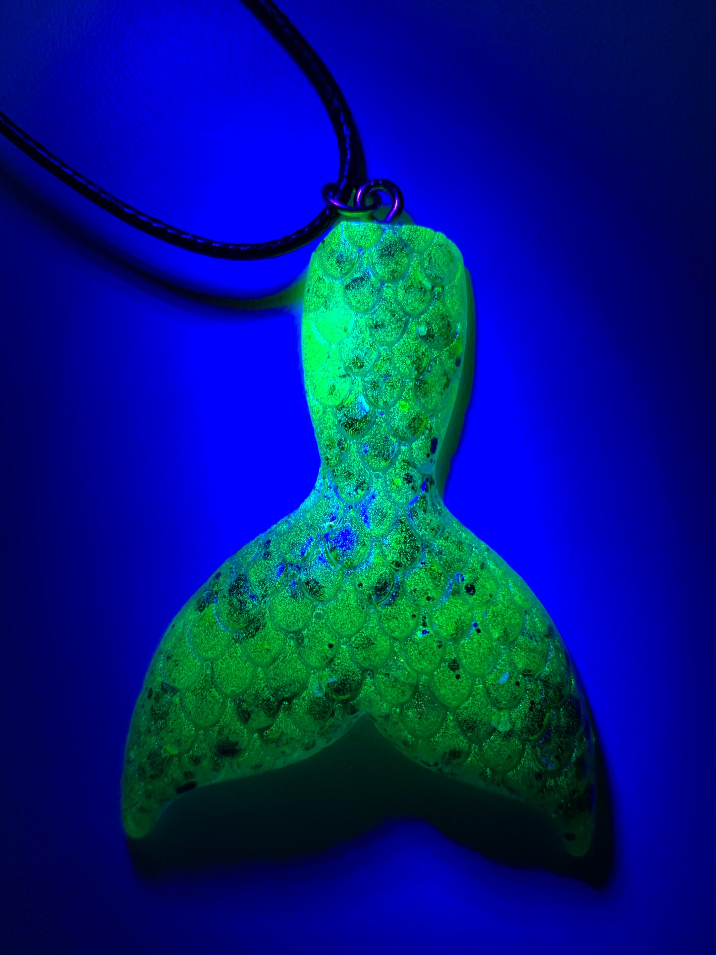 Glowing Ariel Mermaid Tail Necklace